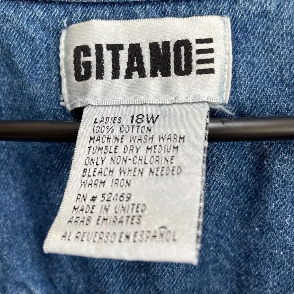 ‎VINTAGE GITANO JEAN JACKET